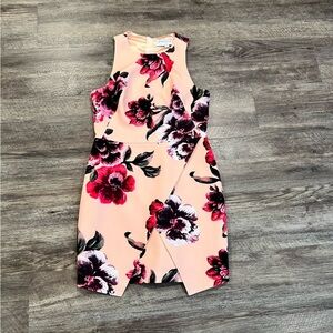 Keepsake - Peach Floral Dress Sz M